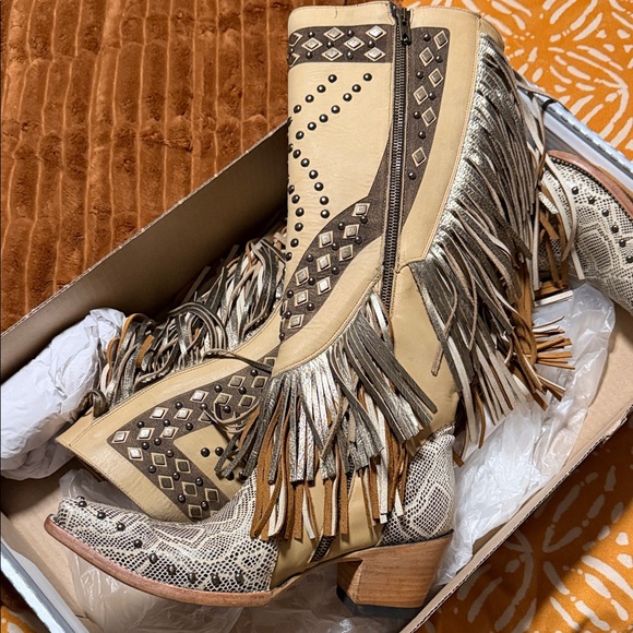 Old Gringo Normandia Fringe Women's Boot 9 - Picture 1 of 7